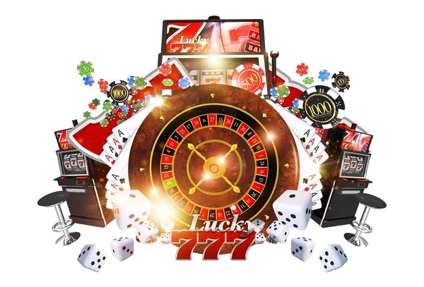 Variety of live casino games including roulette, blackjack, and baccarat tables